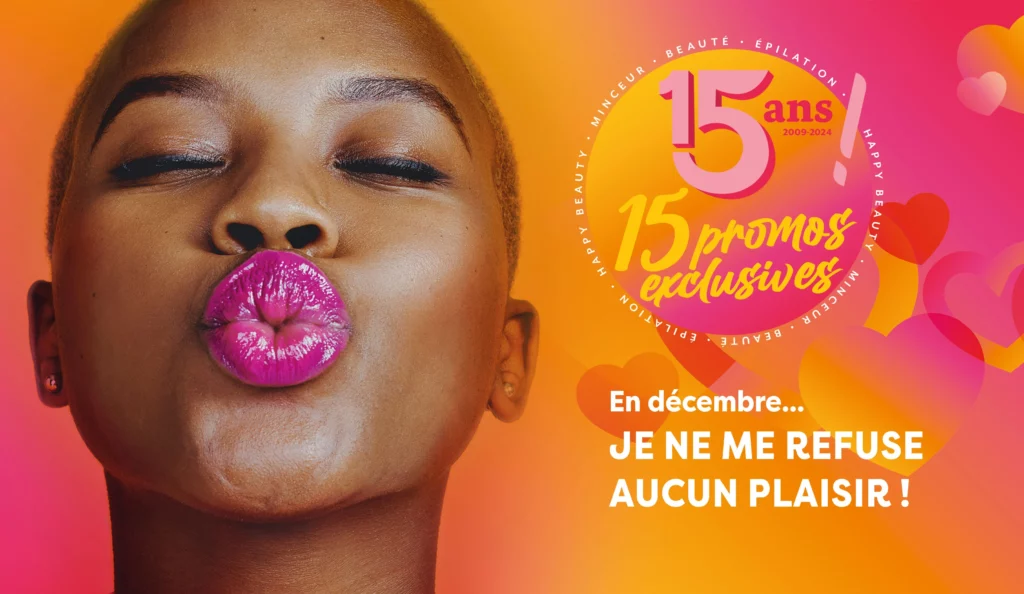 Happy Beauty fête ses 15 ans : Une aventure de beauté et de bien-être !